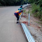 ราวกันอันตราย W-Beam หนา 3.2 มิลลิเมตร