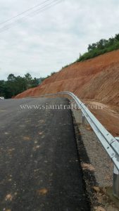 w-beam guard rails หนา 3.2 มิลลิเมตร (Class I Type I) มอก.ที่ 248-2531 ศูนย์สร้างทางหล่มสัก