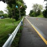guard rail คืออะไร ทางหลวงหมายเลข 24 ตอนควบคุม 0302 ตอน หนองกี่ - นางรอง