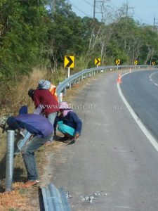 การ์ดเรล แขวงทางหลวงตราด