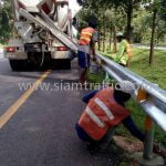 w-beam guardrails ทางหลวงหมายเลข 41 ตอนควบคุม 0102 ตอน เขาบ่อ – ท่าทอง