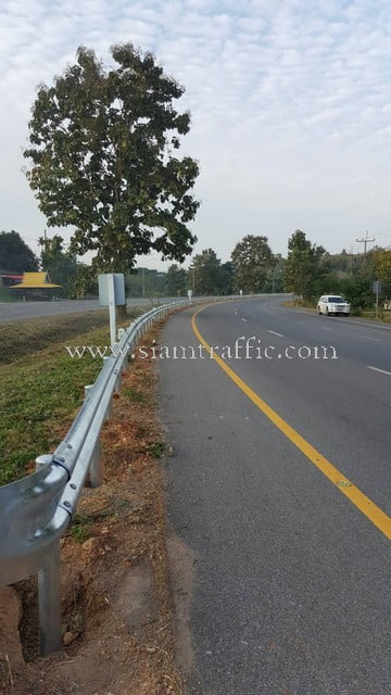 guard rail ทางหลวงหมายเลข 1 ตอน แม่กา – แยกประตูชัย กม.816+250 – กม.821+270