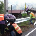guard rail กรมทางหลวง แขวงการทางน่านที่ 2 ทางหลวงหมายเลข 1081 ตอน หลักลาย – บ้านเวร จำนวน 1,096 เมตร