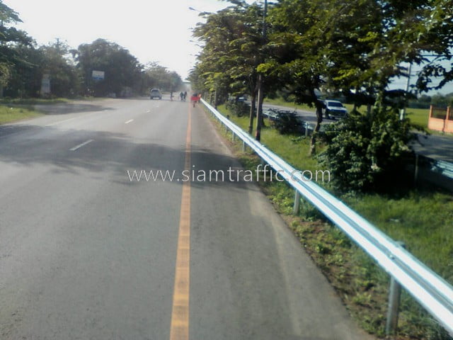 w-beam guardrails ทางหลวงหมายเลข 4 ตอนควบคุม 0401, 0402 ตอน ห้วยชินสีห์ - ปากท่อ – สระพัง แขวงทางหลวงสมุทรสงคราม