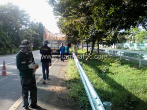 guard rail ทางหลวงหมายเลข 4 ตอนควบคุม 0401 ตอน ห้วยชินสีห์ - ปากท่อ ตอน 6 ระหว่าง กม.119+500 – กม.120+080
