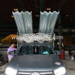 ราวเหล็กกั้นถนน มอก.248-2531 ปลายทางอำเภอสว่างวีรวงศ์ จังหวัดอุบลราชธานี