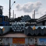 การ์ดเรล และป้ายเตือน สำหรับทางหลวงหมายเลข 4270 จังหวัดตรัง