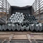 ราวเหล็กกันถนน มอก. 248-2531 ปลายทาง จ.น่าน ราวเหล็กกันถนน มอก. 248-2531 ปลายทาง จ.น่าน