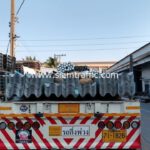 แผ่นการ์ดเรล ปลายทางอำเภอโกสุมพิสัย จังหวัดมหาสารคาม โครงการ ส.เขมราษฎร์ (SECTION 1) บ้านท่าพระ - มหาสารคาม