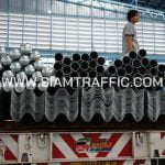 ราวกันอันตราย ติดตั้งที่ทางหลวงหมายเลข 1 ตอนควบคุม 1003 ตอน วังม่วง - แม่เชียงรายบน