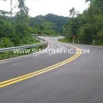 guardrail ที่อุทยานแห่งชาติดอยภูคา - บ่อเกลือ ระหว่าง กม.42+901 - กม.45+938 ปริมาณ 1,744 เมตร